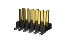 Złącze szpilkowe 4-pinowe Minitek127 raster: 1.27 mm Prosty 2-rzędowe Amphenol Communications Solutions Powierzchnia125