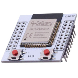 ESP32 WLAN WIFI module with free adapter plate for Raspberry Pi and microcontroller