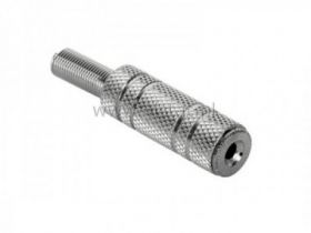 Jack 2,5 GN stereo na kabel metal