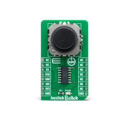 Narzędzie rozwojowe z kategorii „interfejsy HMI&#148;, Joystick 3 Click, SPI