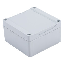 Hammond 1555L2GY Watertight Grey PC Enclosure, Styled Lid 105 x 105 x 60mm