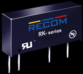RK-0505S DC/DC, 2 W, 5 V, 400 mA, Single