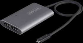 TB32DP14 Adapter Thunderbolt 3 < 2 x DP, 2x 4K 60 Hz