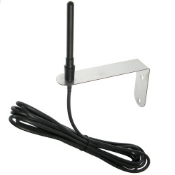 Antena 433MHz 5m RG58 BRAKET Open END do alarmy, napędy bramy. Elmes