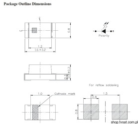 19-215UYC/S530 LED Yellow SMD EVERLIGHT