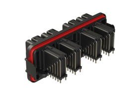 Złącze samochodowe 48-pinowe Amphenol Industrial 2-rzędowe Żeński 13A AT13 Przewlekany Lutowane Złącze