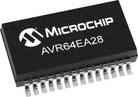 Mikrokontroler Microchip AVR64 SSOP 28-pinowy Montaż powierzchniowy AVR 64 KB RAM