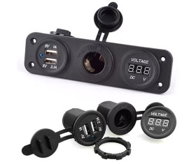 LAD. SAMOCH. Z WOLTOMIERZEM I USB 3W1