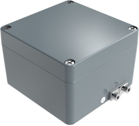 Aluminum EX enclosure, (L x W x H) 122 x 120 x 81 mm, gray (RAL 7001), IP66, 251212080