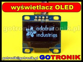 Wyświetlacz OLED 0,96' SSD1306 biały
