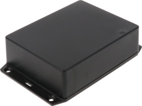 ABS enclosure, (L x W x H) 122 x 94 x 36 mm, black (RAL 9005), IP54, 1591XXGSFLBK