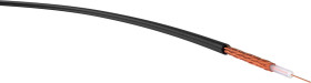Kabel koncentryczny VER RG 213 /U 50 Ohm Tr.500, Średnica zewnętrzna: 10.30 mm, RG, czarny, 1 m