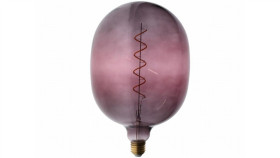 Żarówka Deco Coriandoli Egg Grey-Pink E2 7 4W