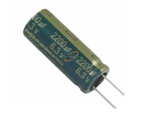 1500U/6.3V KONDENSATOR ELEKTROLITYCZNY 105'C ESR