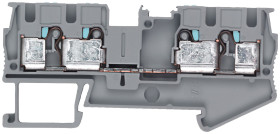 Zacisk do montażu na szynie DIN Siemens poziomy: 1 12AWGWciskane 8WH 800 V
