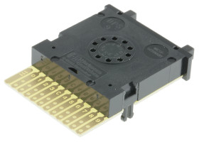 Przełącznik tarczowy przyciskowy, BCD, Tarcza przyciskowa, Przewlekany, Montaż panelowy, położenia: 10