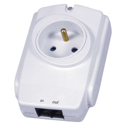 Filtr gniazdo przeciwprzep.PP1G +RJ11/RJ45 /zabezpiecz