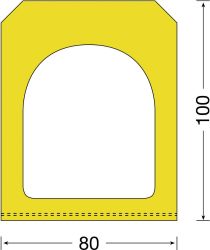 Moravia 422.19.641 Nadajnik MORION żółty (D x S) 1000 mm x 80 mm