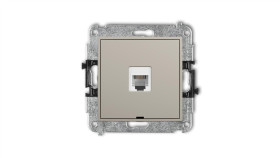 Mini Mechanizm Gniazda Telefonicznego Pojedynczego 1Xrj11, 4-Stykowy,...