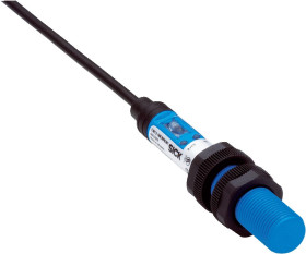 Czujnik zbliżeniowy M12 Pojemnościowy 8 mm SICK Niewpuszczany 10 → 30 V dc długość 84.7mm Gwintowany