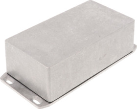 Aluminum die cast enclosure, (L x W x H) 153 x 83 x 50 mm, natural, IP65, 1590WP1FL