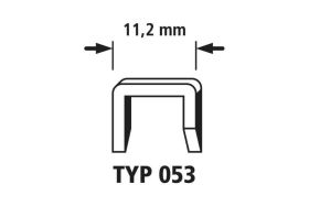 1000 zszywek z szerokim grzbietem Wolfcraft 7045000, N/A, Wymiary (D x S) 14 mm x 11.2 mm, 1000 szt.