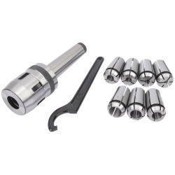 Draper 04662 Mill Chuck Set MT3-M12 Dia. 4-16mm