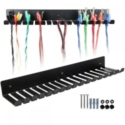 Metalowy uchwyt ścienny na kable i przewody