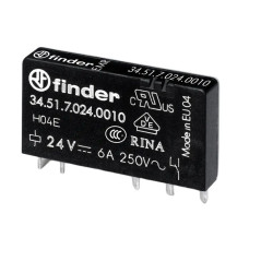 Przekaźnik mocy 12V ac/dc SPDT Finder, montaż PCB