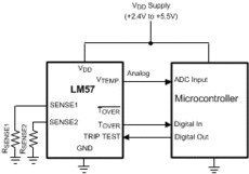 ±0.7°C Temperature Sensor with Resistor-Programmable Temperature Switch | NGR | 8 | -50 to 150