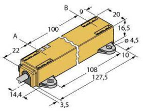 Turck Czujnik położenia liniowego LI100P1-Q17LM1-LIU5X2