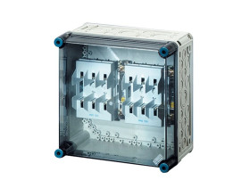 Skrzynka Mi z pods. bezp. mocy, IP 65, wlk.2 - 300x300x170, 2xNH 00, 125A, 3-bieg.+PE+N Mi 4250 2000155