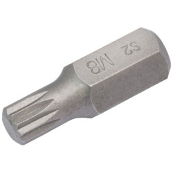 Draper Expert 33341 M8 x 30mm Spline 10mm Insert Bit for Mechanic&#x27;s Bit Sets
