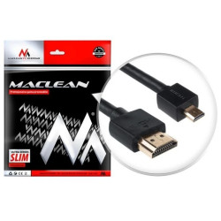 Przewód HDMI-microHDMI ULTRA SLIM v1.4 3m Maclean MCTV-723 A-D MCTV-723