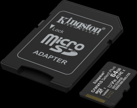 SDCS3/64GB microSDXC memory card, 64 GB, Canvas Select Plus