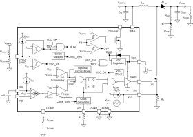 2.2-MHz wide VIN, 1.5-A MOSFET driver, non-synchronous boost controller