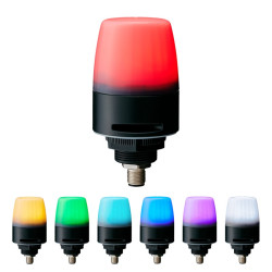 Sygnalizator 24 V DC Wiele efektów świetlnych Wielokolorowe Nakrętka LED