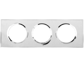 CELIANE Ramka potrójna uniwersalan szklana lustrzana 069123