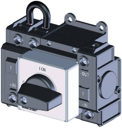 Rozłącznik DC 50 A 1 x 90 ° czarny Sälzer D242-83300-026M1 D242-83300-026M1 1 szt.