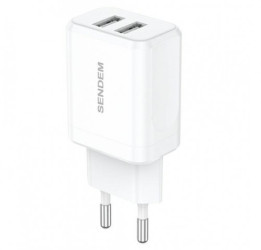 LAD.SENDEM OG32 2XUSB-A 3,4A WHI