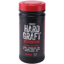 Draper 12434 Hard Graft Multipurpose Smooth Wipes (Tub of 80)