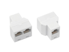 Rozgałęźnik RJ45 gn/2gn RJ45