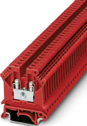 Through terminal block, screw connection, 0.2-4.0 mm², 24 A, 8 kV, red, 0719139