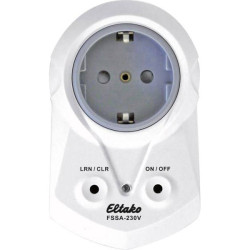 Eltako 30100001 FSSA-230V Wireless Socket Adapter Max 2000W Range 30m