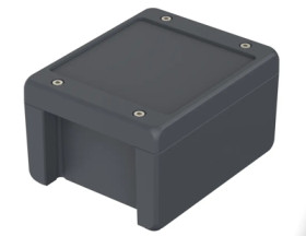 Aluminum enclosure, (L x W x H) 159 x 128 x 90 mm, graphite gray (RAL 7024), IP69K, 00163234