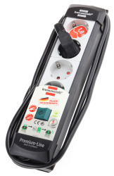 Przedłużacz 1.8m 4 gniazda Przedłużacz z gniazdami typ Typ F - niemieckie Schuko CEE 7/7 niemieckie Schuko/francuskie