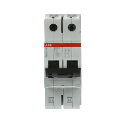 Wyłącznik miniaturowy, Typ B, 2-biegunowy, 10 A, 12 V ac, ABB, S402M 10 kA