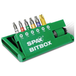 SPAX 4000007899019 Bit Box Set T-Star Plus including Bit Holder 7pc