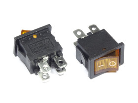 Przełącznik kołyskowy KCD1-104 230V AC podświetlany ON-OFF