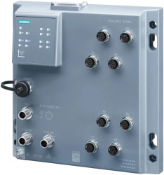 Switch przemysłowy zarządzalny SCALANCE XP208 8x10/100 Mbit/s M12 IP65 6GK5208-0HA00-2AS6